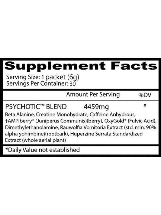 PSYCHOTIC RED 30 PACKS