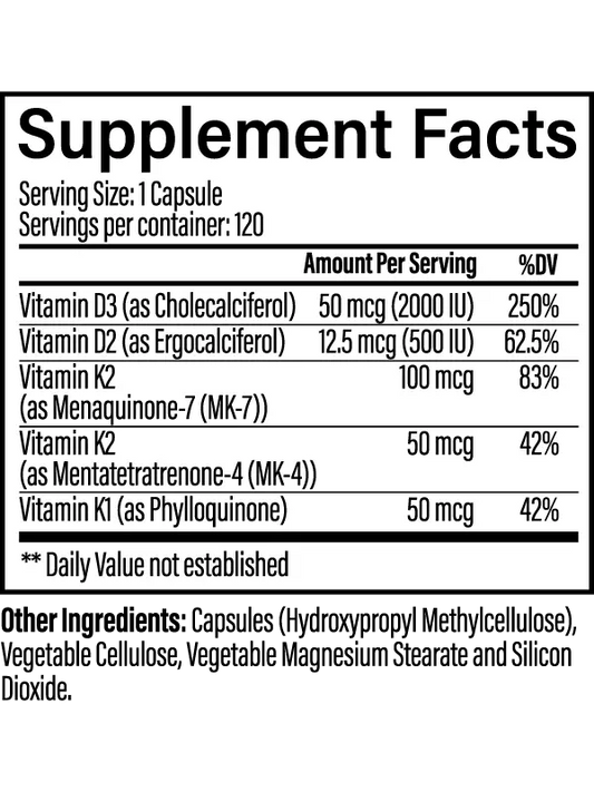 D3+K2 SIMPLY 120 CÁSPSULAS