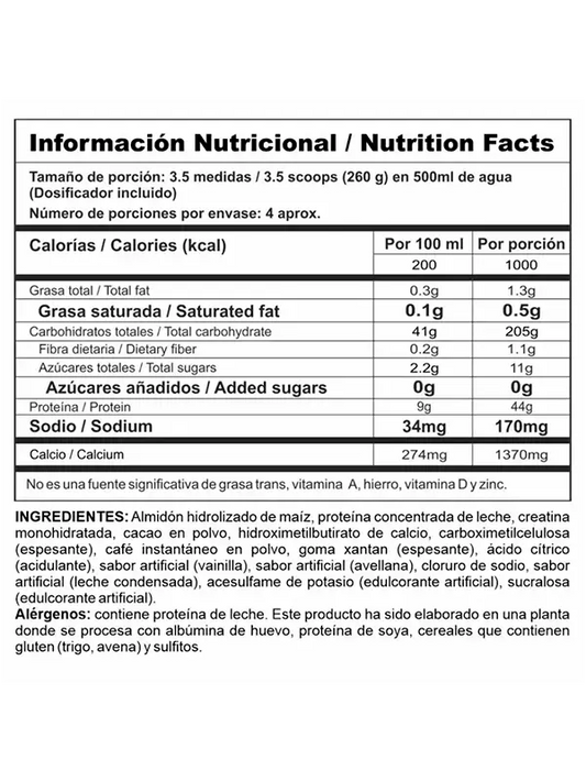 CREATINA MEGAPLEX SABOR COOKIES 2.4 LB