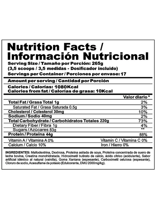 MEGAPLEX CREATINA POWER 10 LIBRAS